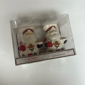 Unbranded chef Santa salt and pepper shakers